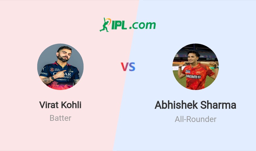 Virat Kohli VS Abhishek Sharma - Head-to-Head IPL, Test, ODI & T20 ...
