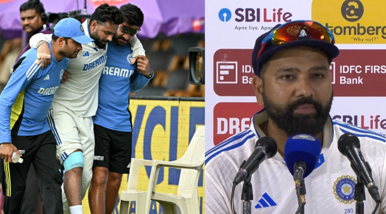 Rohit Sharma Provides Update on Rishabh Pant's Injury Ahead of Second Test Against New Zealand