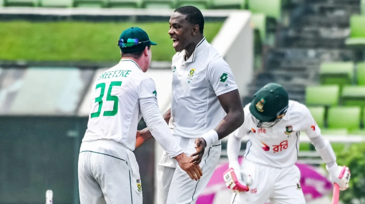 Rabada Celebrates 300th Test Wicket: 