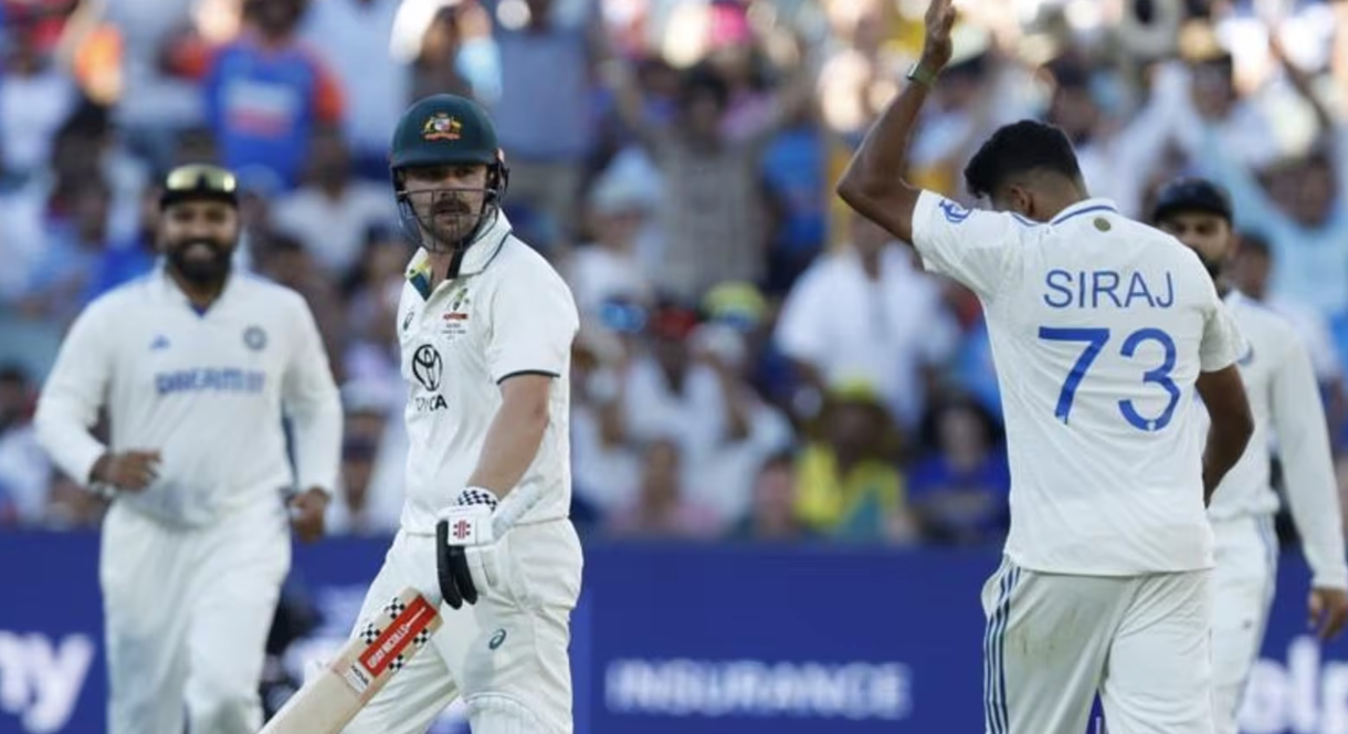 A heated exchange between Travis Head and Md. Siraj, after the former’s dismissal
