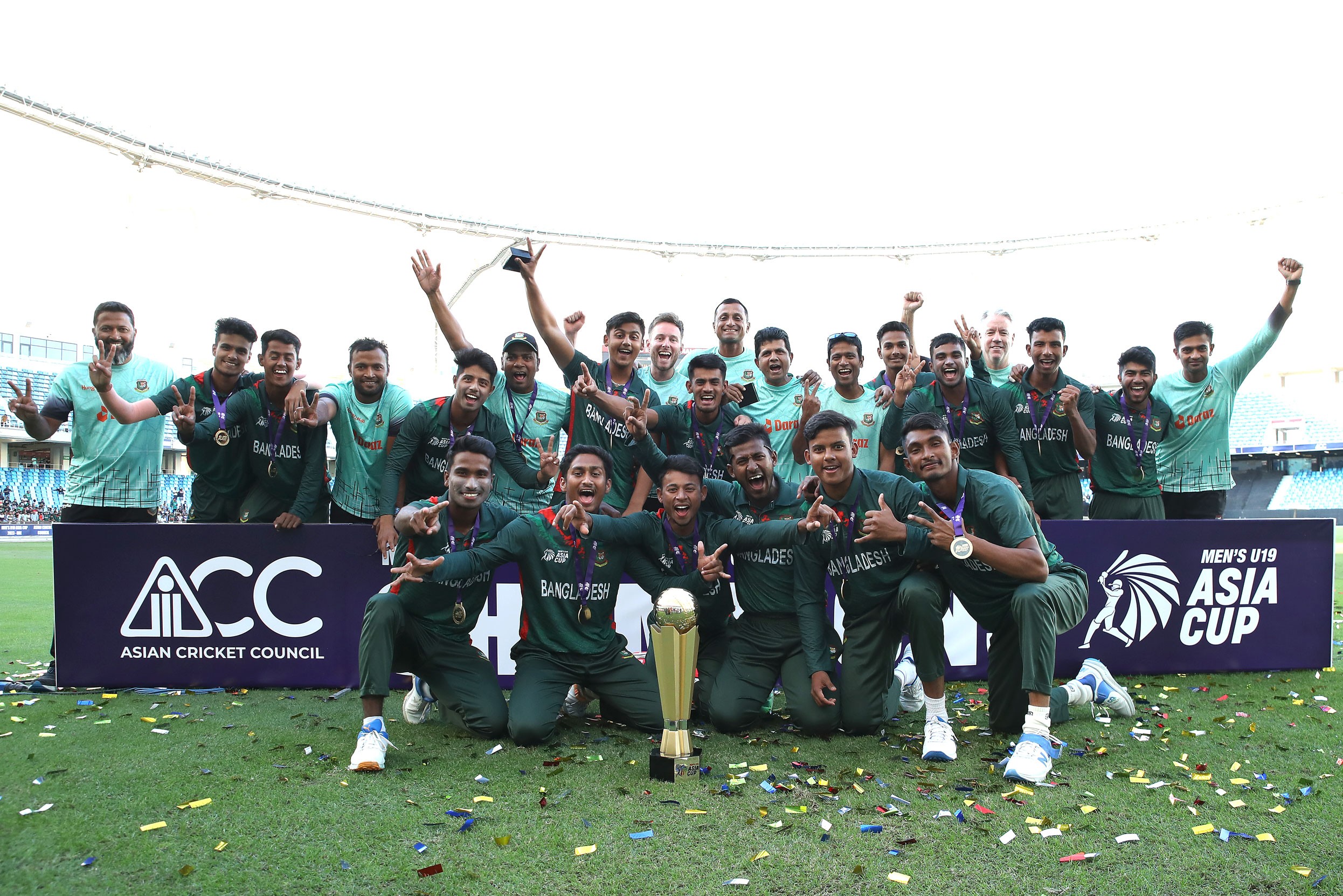 Under-19 Asia Cup Winners: Bangladesh Clinches Second Title with Win Over India