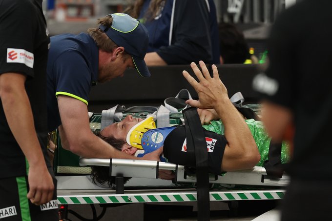 Hilton Cartwright Hospitalized After Neck Injury in Fielding Mishap at Optus Stadium