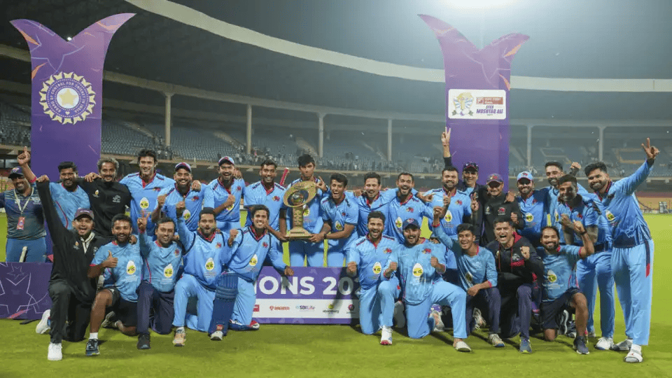 Mumbai Lifts It's Second Syed Mushtaq Ali  Trophy