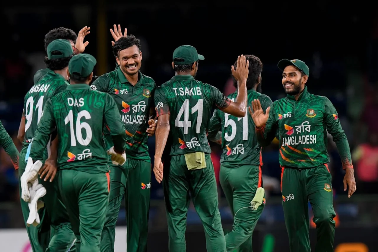 Bangladesh Ends 6-Year Wait, Wins T20I Series Against WI by 27 Runs