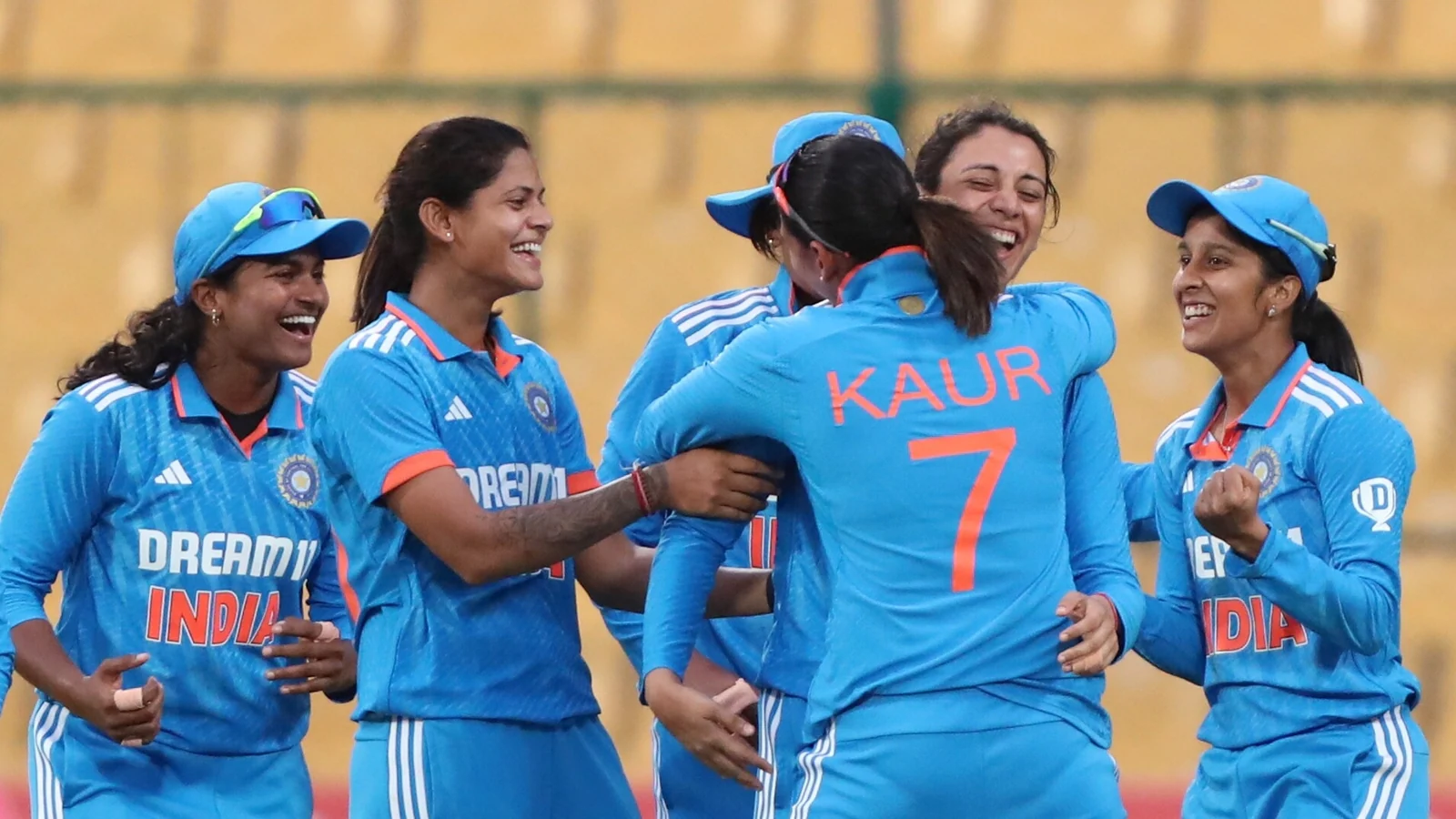 India bats with an unchanged lineup, while Nerissa Crafton debuts for the West Indies