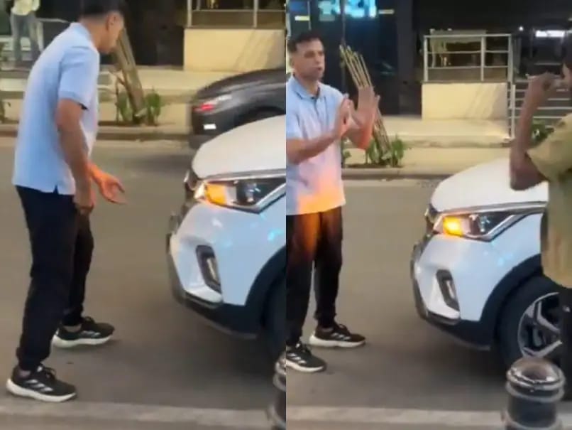 Watch: Rahul Dravid’s Car Collides With Auto in Bengaluru, Leading to Heated Argument