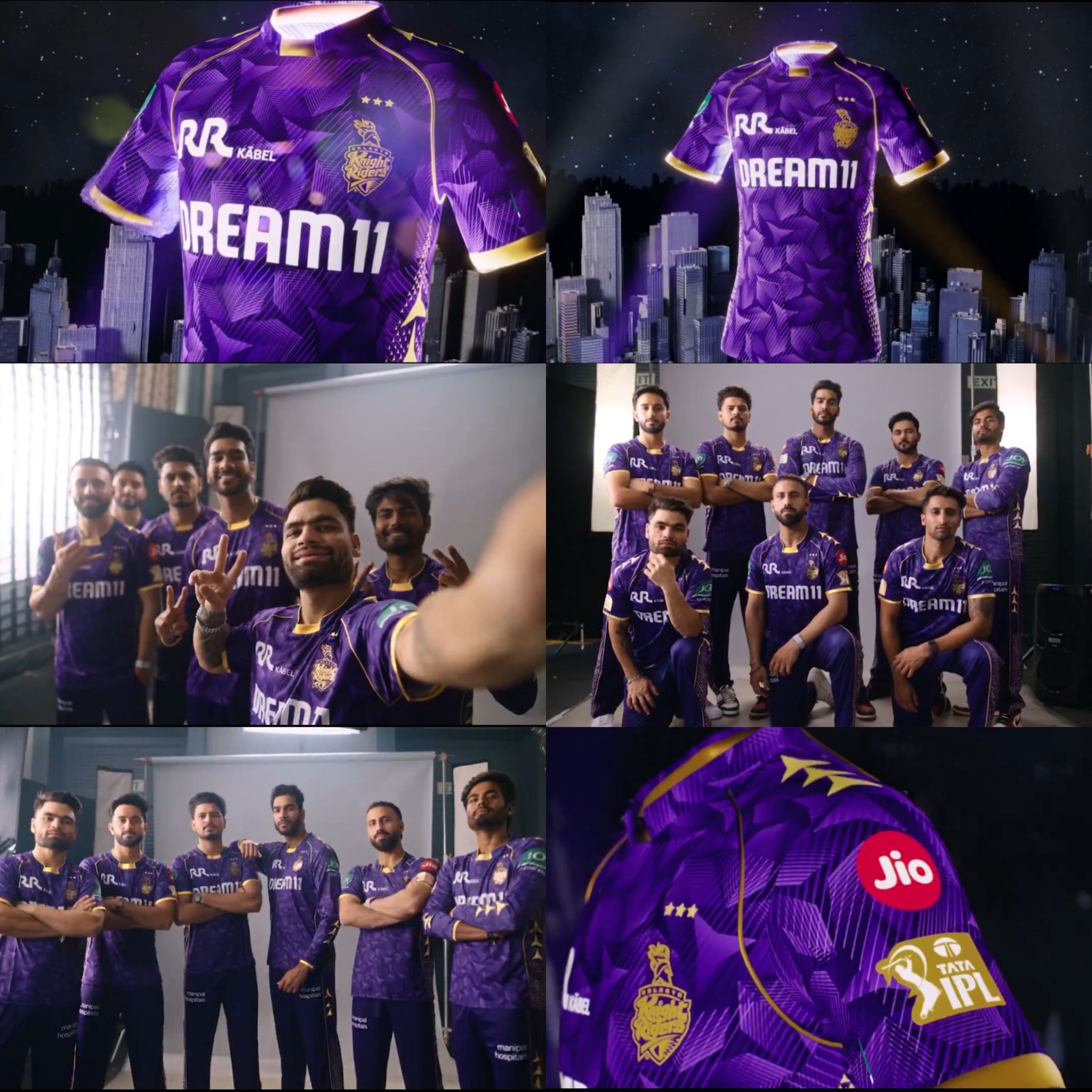 Defending Champions KKR Unveil New Jersey Featuring Golden Badge & Three Stars