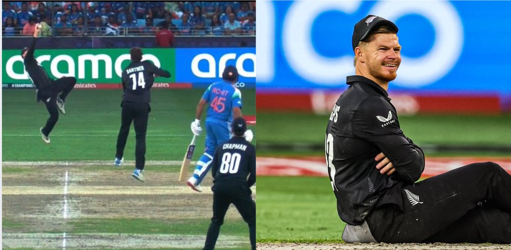 Watch: Glenn Phillips Sensational One-Handed Grab Removes Shubman Gill in IND vs NZ Final