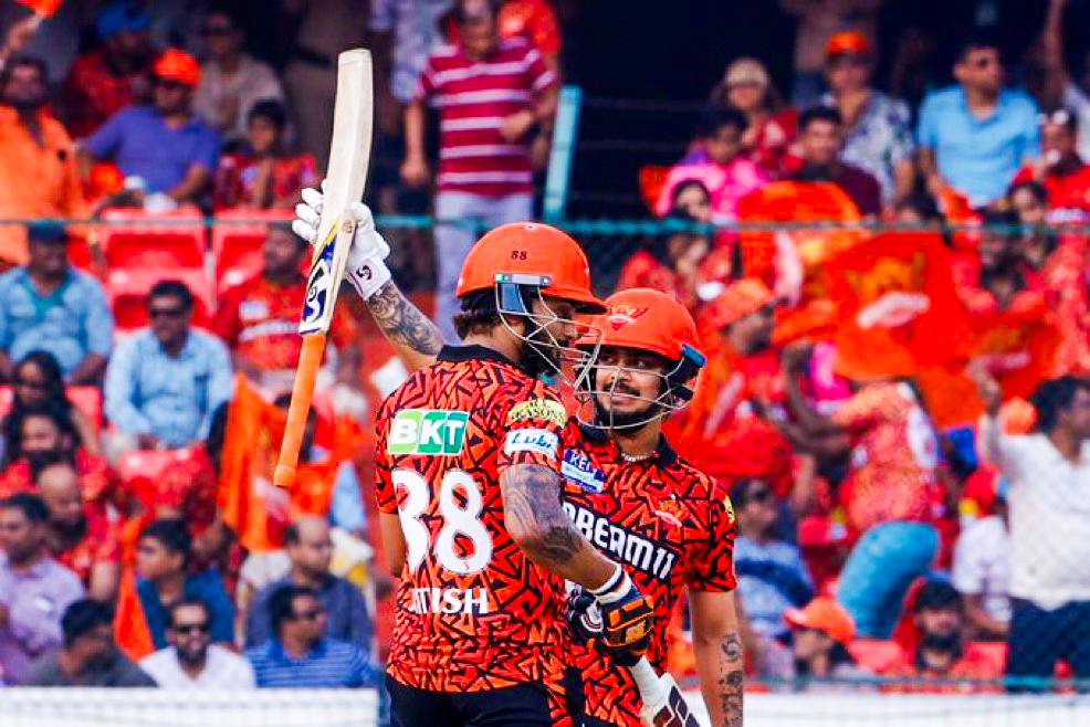 IPL 2025 SRH vs RR: Travis Head's Blazing Fifty and Ishan Kishan's Century Power a Massive 286-Run Total
