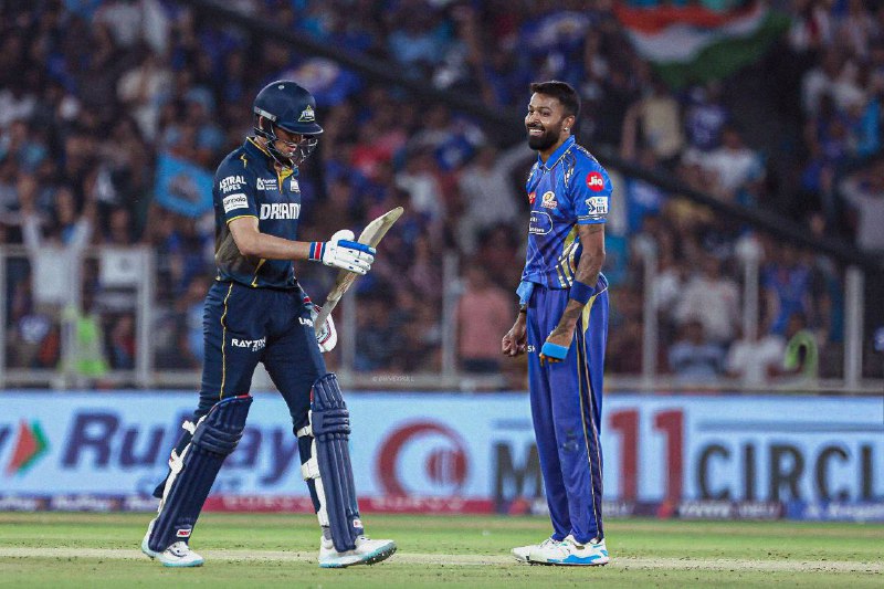IPL 2025: Hardik Pandya Penalized ₹12 Lakh for Slow Over-Rate in MI vs GT Clash
