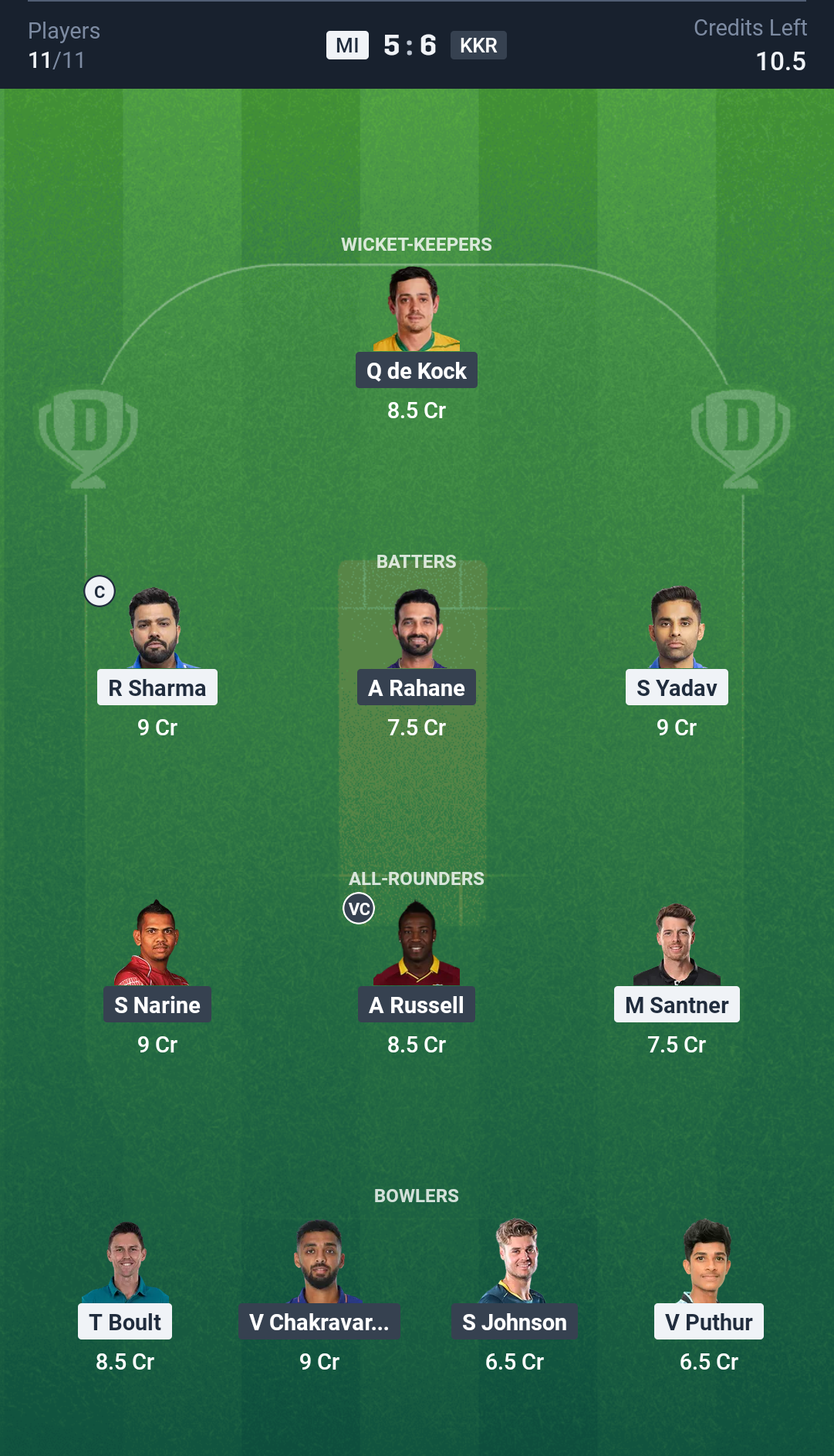 MI vs KKR