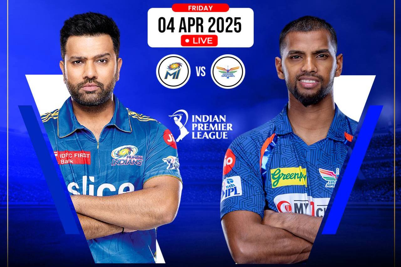 IPL 2025 LIVE: MI vs LSG Live Score - LSG Defeat MI by 12 Runs in a Tight Contest