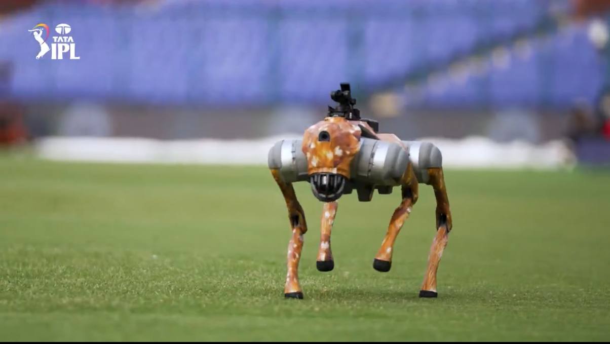 BCCI Adds AI-Powered Robot Dog to Enhance IPL 2025 Broadcast Experience