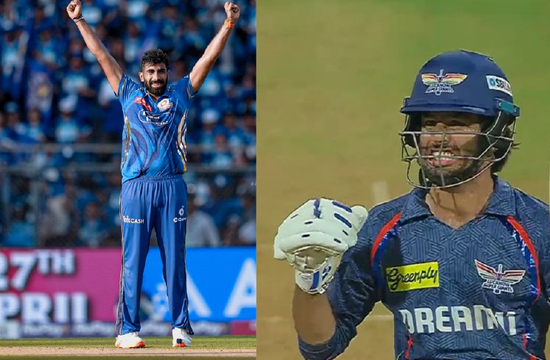 IPL 2025: Bishnoi's Wild Celebration After Hitting Bumrah for Six in LSG's Tough Loss to MI
