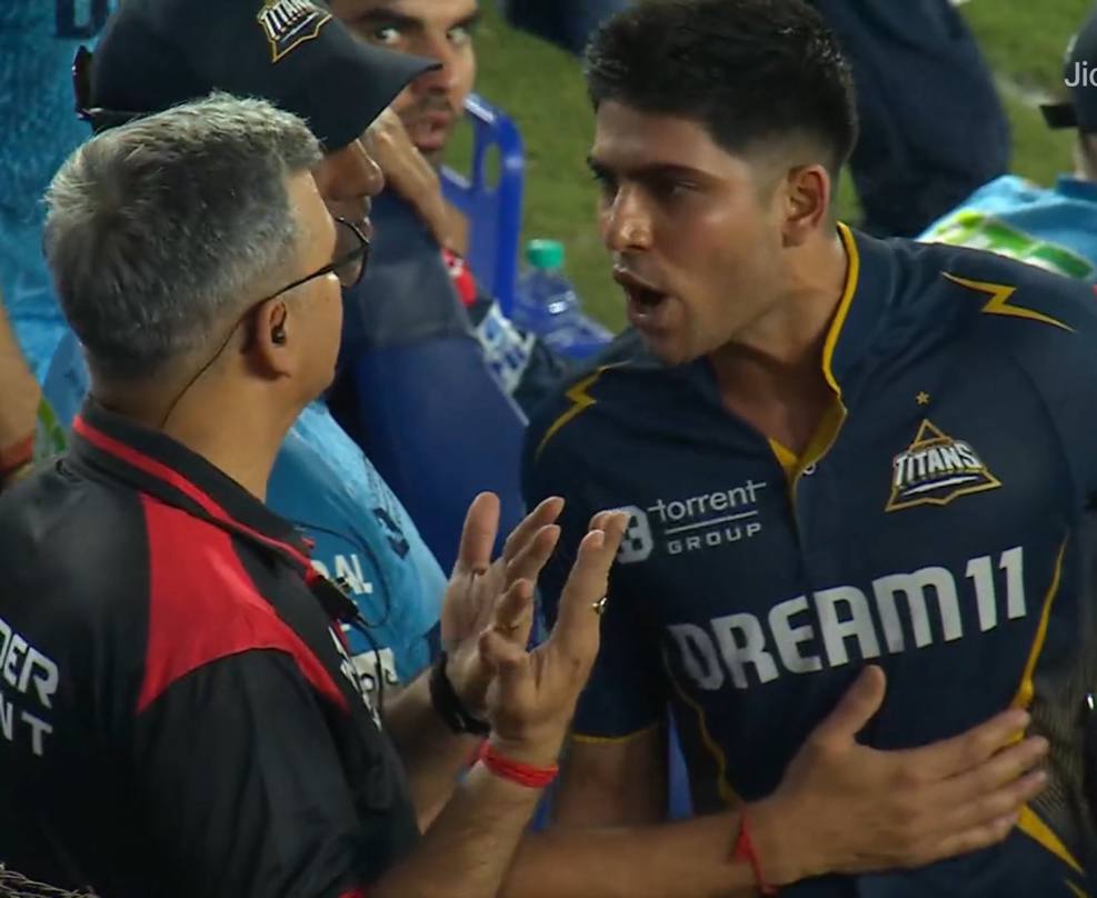 IPL 2025: Shubman Gill Upset Over Controversial Run-Out Decision Against SRH